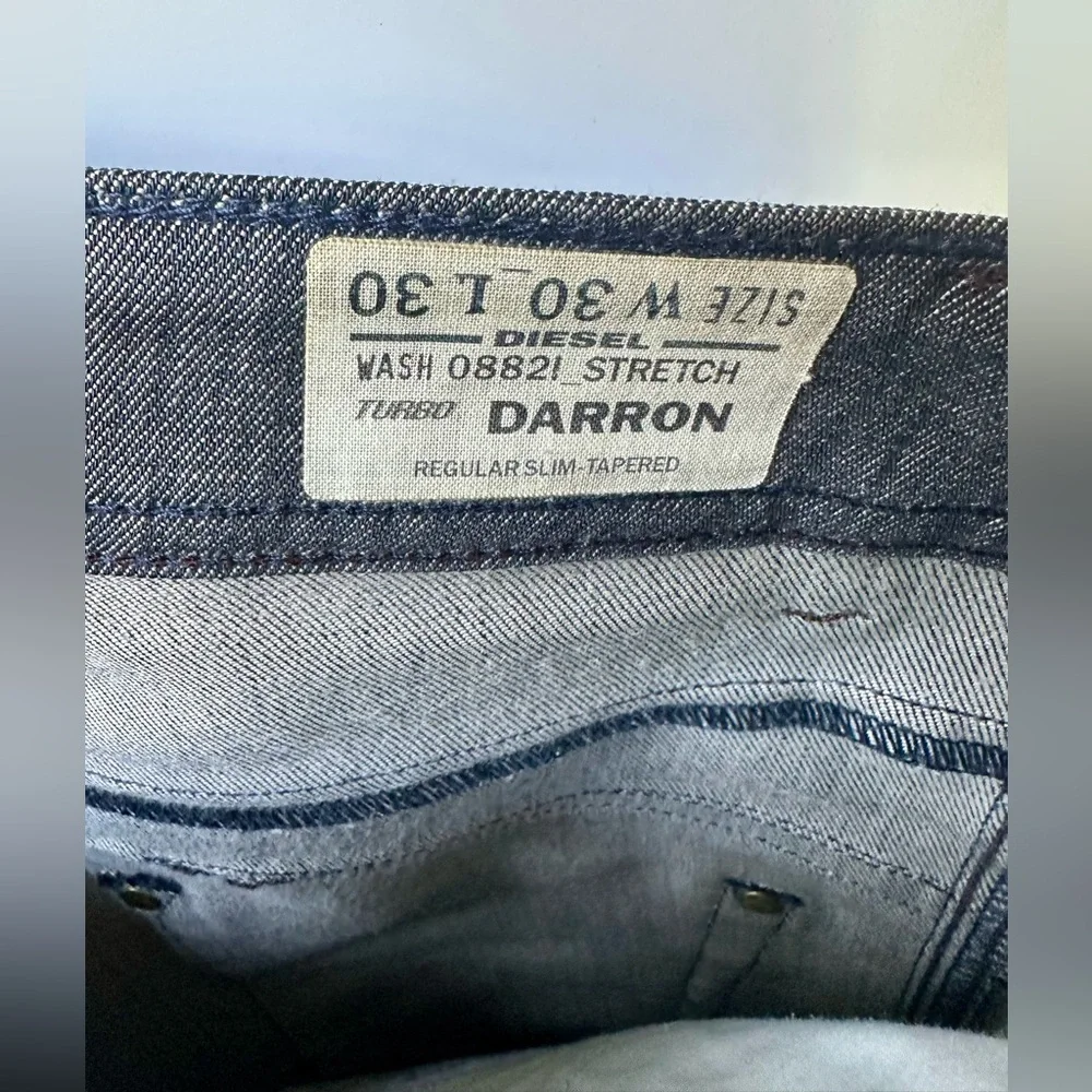 EUC Diesel Darron Men's Gray Jeans, Wash 08821 Stretch Gray, 30/30